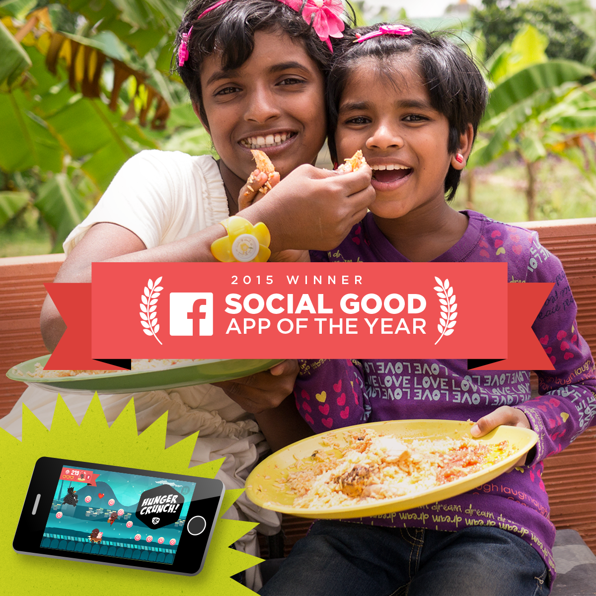 Hunger Crunch by Rice Bowls wins Facebook's Social Good App of the Year